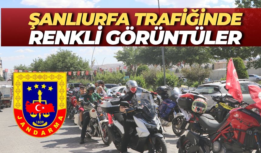 Şanlıurfa Trafiğinde Renkli Görüntüler