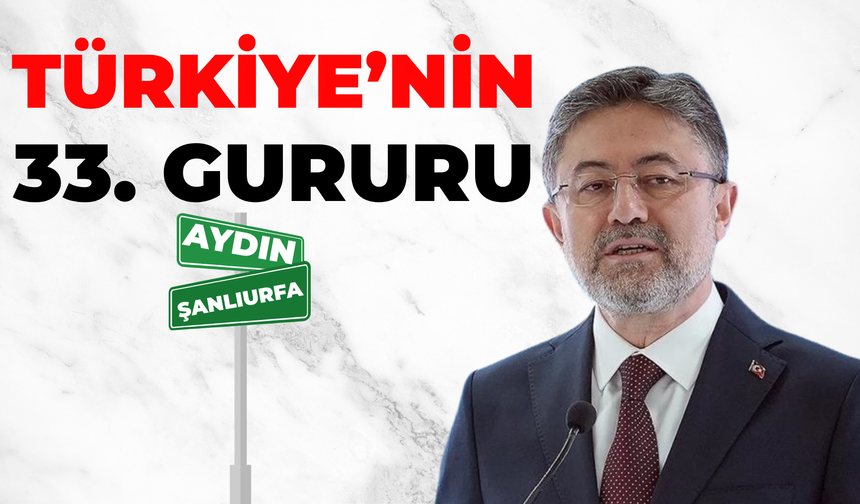 Türkiye’nin 33. Gururu Oldu: Listede Şanlıurfa'da Vardı