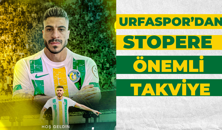 Şanlıurfaspor’dan Savunmaya Önemli Takviye