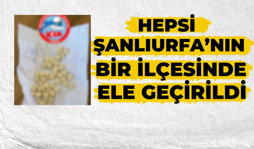 Captagon, Çalıntı Araçlar ve Şüpheli Şahıslar: Şanlıurfa'nın Bir İlçesi Ablukaya Alındı