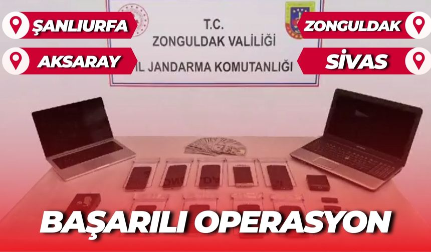 Şanlıurfa, İstanbul, Aksaray ve Sivas'ta Başarılı Operasyon