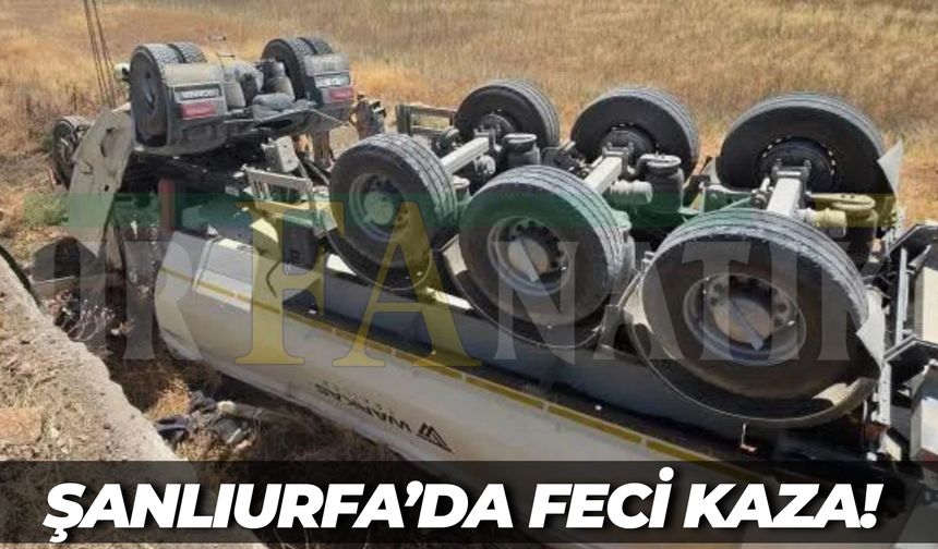 Bozova’da Tır Şarampole Devrildi: 2 Kişi Yaralandı!