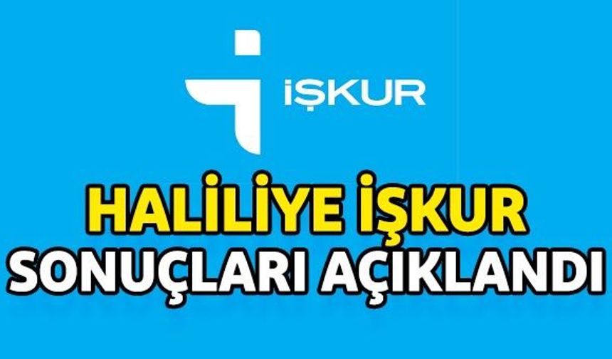 Haliliye Kaymakamlığı'ndan Duyuru! İŞKUR Kura Sonuçları Açıklandı