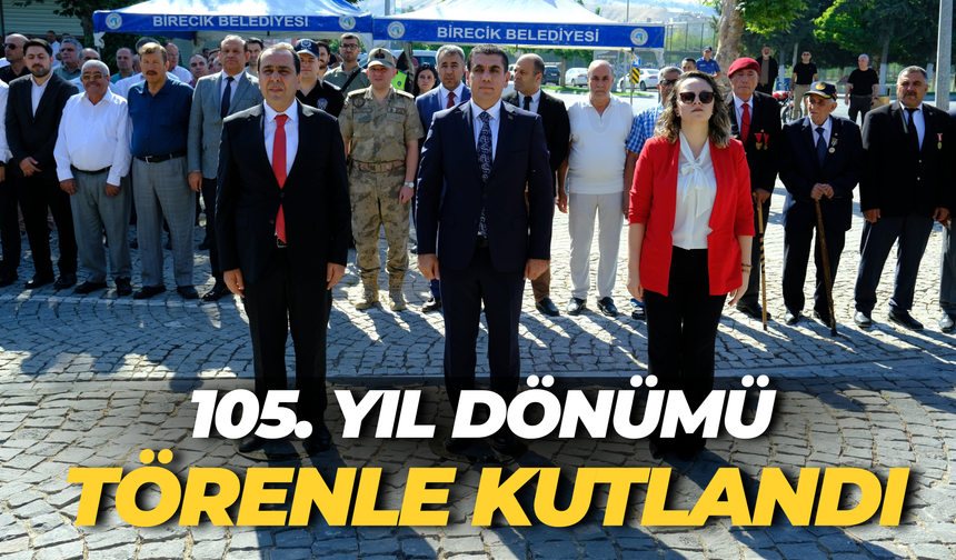 Şanlıurfa’nın İlçesinde 105'inci yıl Dönümü Kutlandı