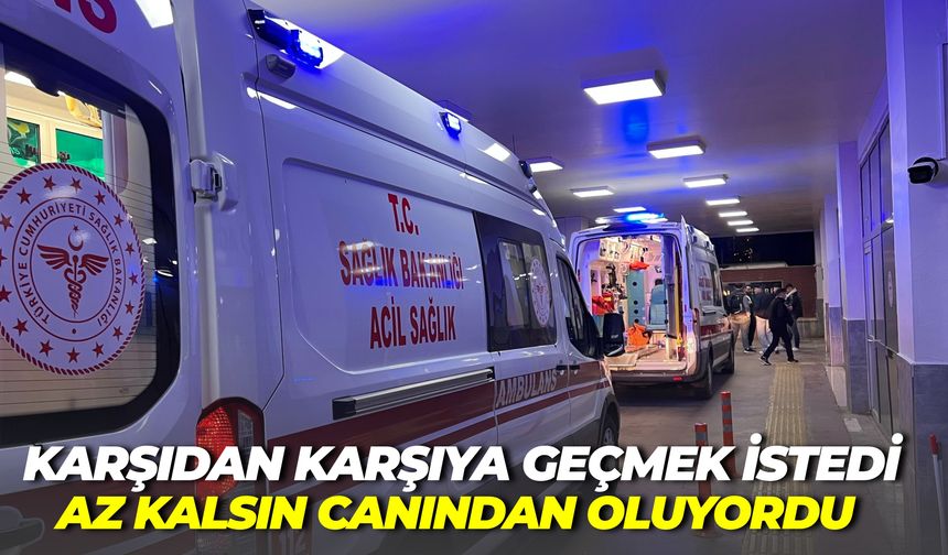 Şanlıurfa Haliliye’de Otomobil Yayaya Çarptı: 1 Yaralı!