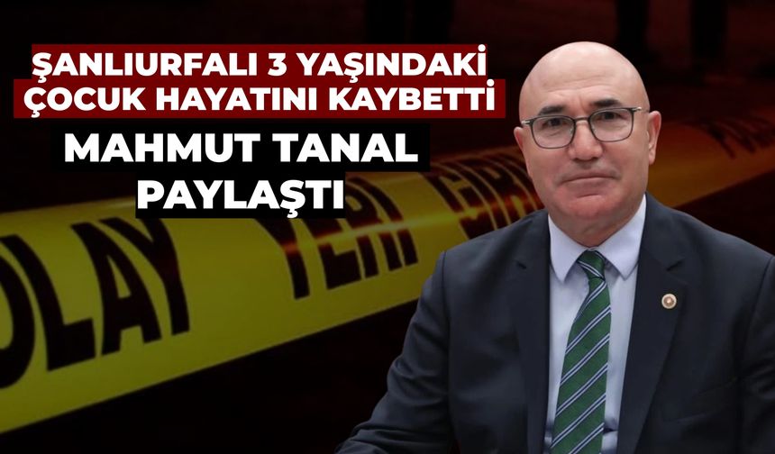 CHP’li Mahmut Tanal’dan Patpat Kazasında Hayatını Kaybeden İsa Ertaş İçin Paylaşım