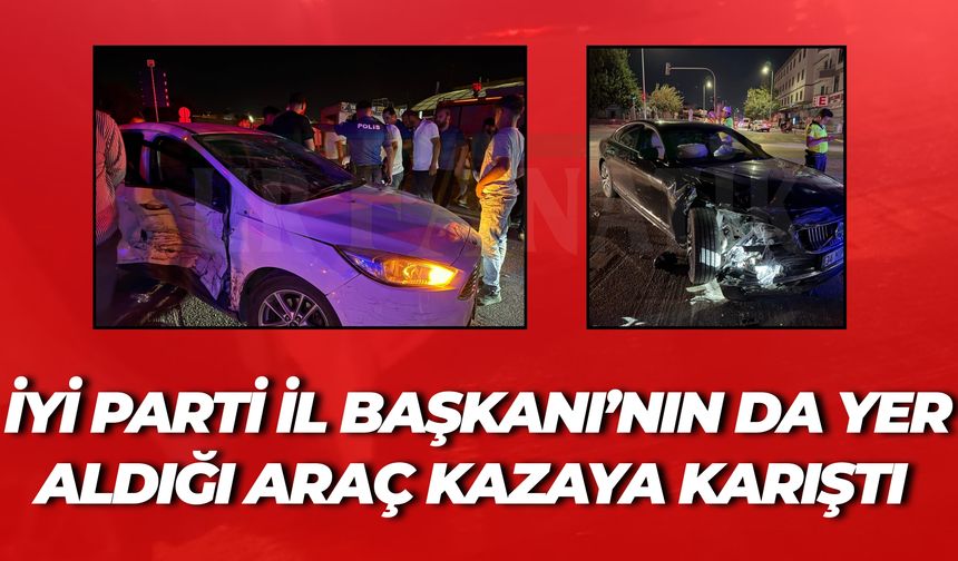 İYİ Parti Şanlıurfa İl Başkanı’nın da Bulunduğu Araç Kaza Yaptı: Yaralılar Var