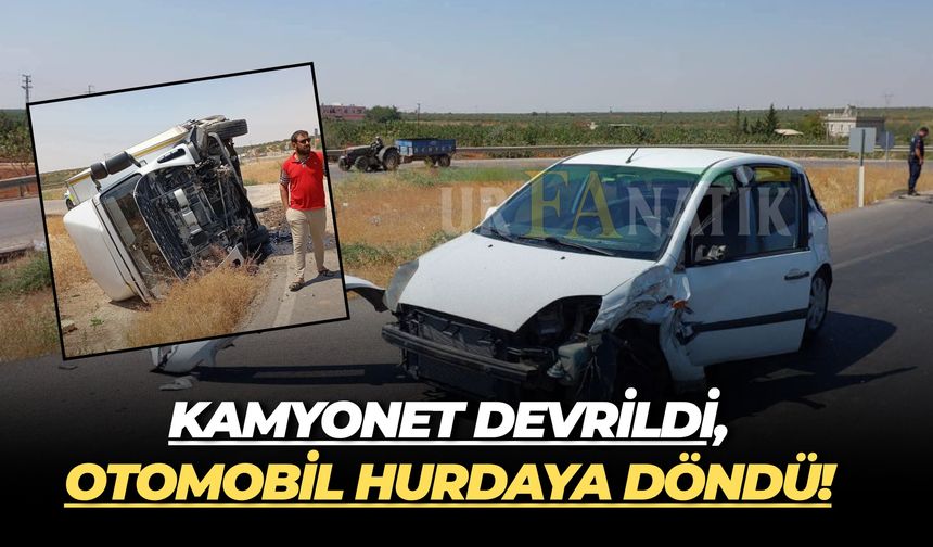 Birecik Yolunda Can Pazarı: Kamyonet Şarampole Uçtu!