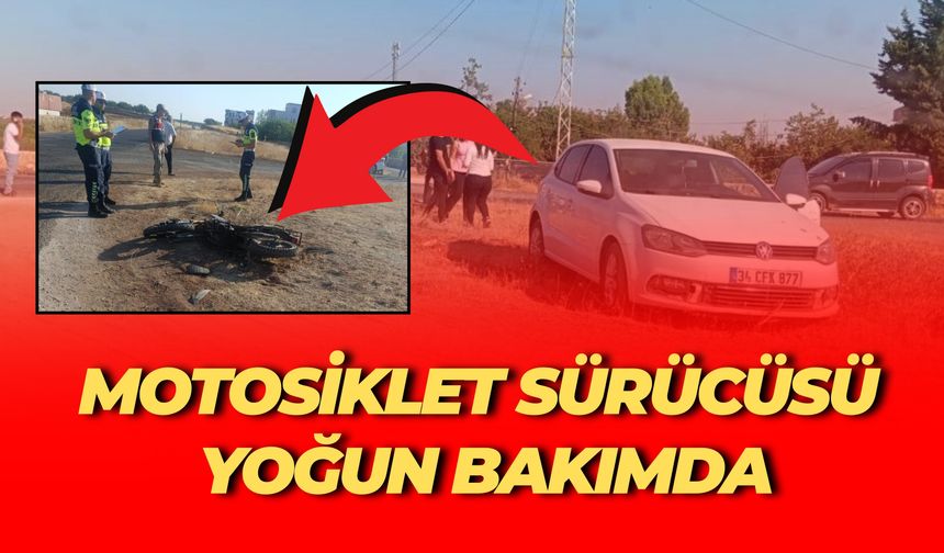 Bozova’da Otomobil ile Motosiklet Çarpıştı: Sürücü Ağır Yaralandı
