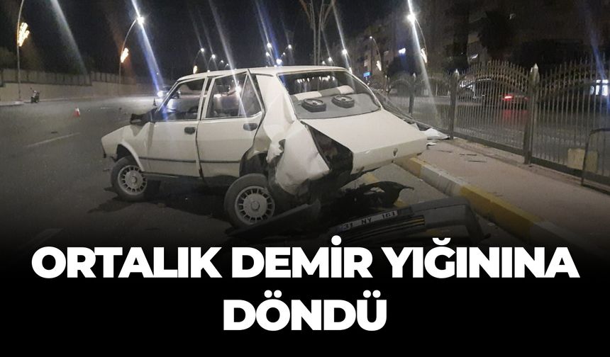 Şanlıurfa’da Gece Yarısı Meydana Gelen Kazada Ortalık Savaş Alanına Döndü