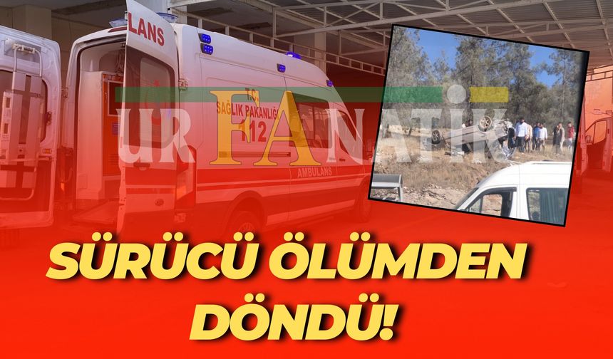 Eyyübiye’de Can Pazarı: Otomobil Takla Attı, Sürücü Yaralandı!