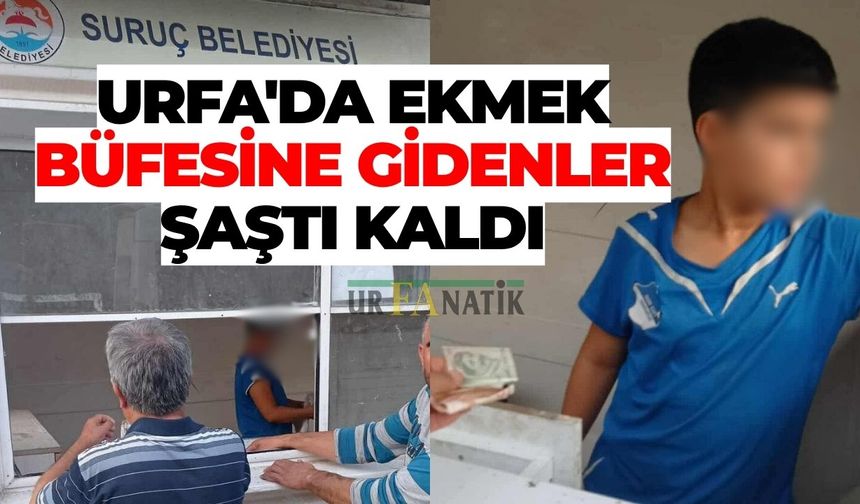 Şanlıurfa'da Belediyenin Ekmek Büfesine Gidenler Şaştı Kaldı