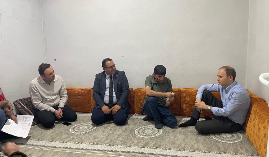 Siverek Kaymakamı Salih Saki’den Aile Ziyaretleri