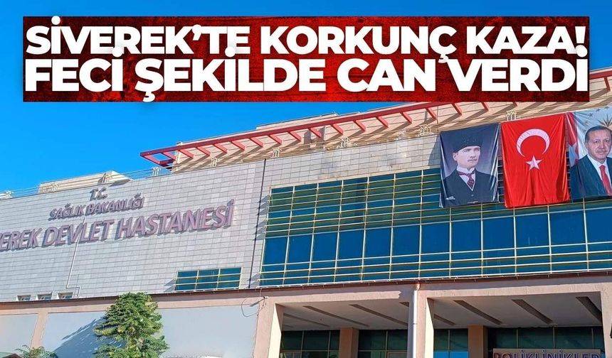 Siverek’te Korkunç Kaza! Feci Şekilde Can Verdi