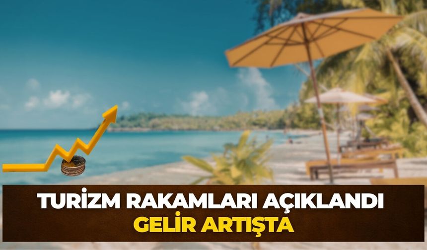 Turizm Rakamları Açıklandı: Gelir Artışta