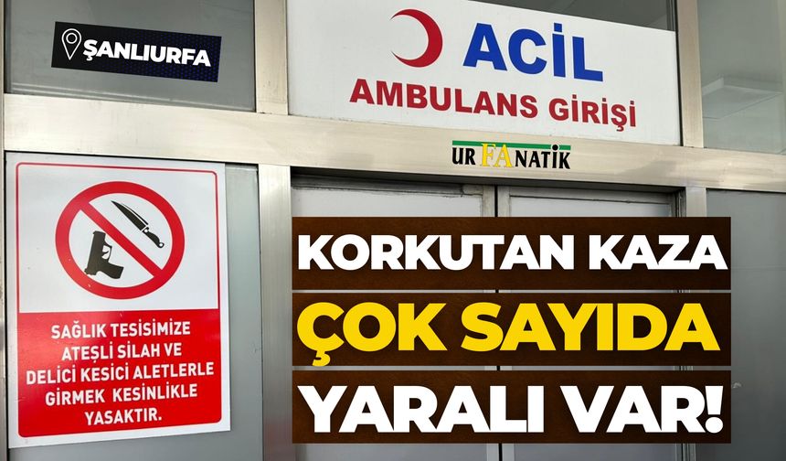 Urfa Son Dakika: Suruç'ta İki Otomobil Çarpıştı! 3 Yaralı