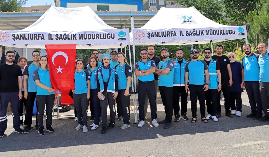 Şanlıurfa'da UMKE Personeline Acil Müdahale Eğitimi