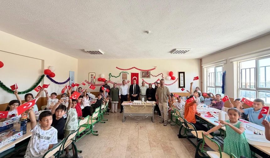 Halfeti’de Renkli Etkinlik! Öğrenciler Yıl Sonunu Sanatla Kutladı