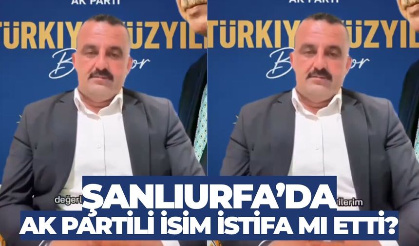 AK Parti Meclis Üyesi Abdurrezak Yalçınkaya’dan İstifa Açıklaması