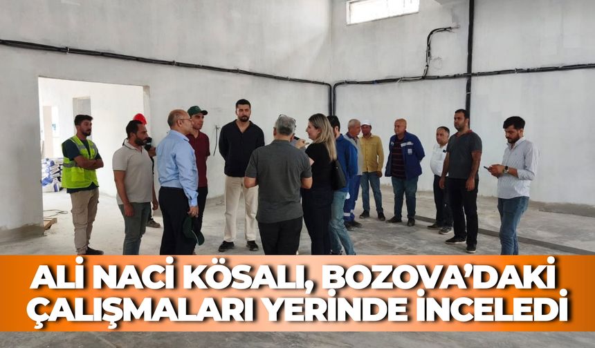 DSİ 15. Bölge Müdürü Ali Naci Kösalı, Bozova’daki Çalışmaları Yerinde İnceledi