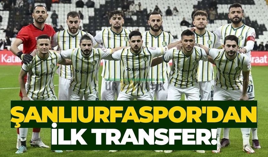 Şanlıurfaspor'dan İlk Transfer! Anlaşmayı Futbolcu Duyurdu...