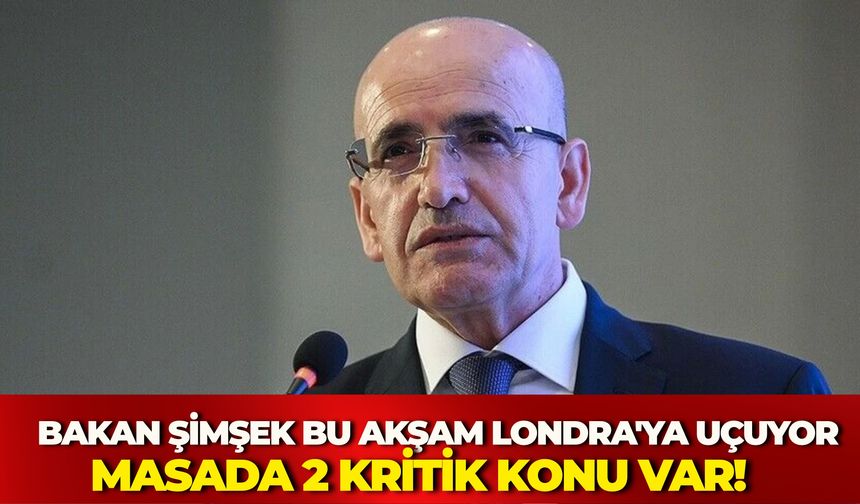 Bakan Şimşek, Londra’da Yatırımcı ve İklim Zirvelerine Katılacak