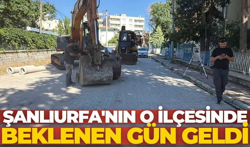 Şanlıurfa Bozova’da Yıllardır Beklenen Altyapı Çalışmaları Başladı