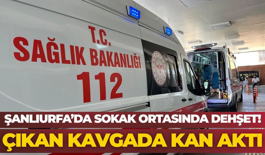 Şanlıurfa’da Bıçaklı Kavga: 1 Kişi Yaralandı