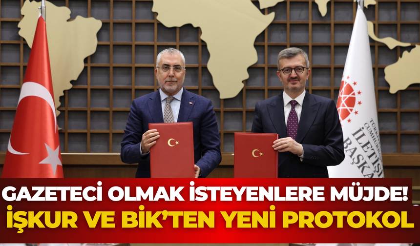 Gazeteci Olmak İsteyenlere Müjde! İşkur Ve BİK’ten Yeni Protokol