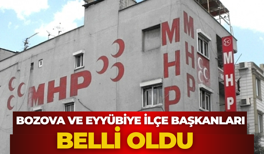 Bozova Ve Eyyübiye İlçe Başkanları Belli Oldu