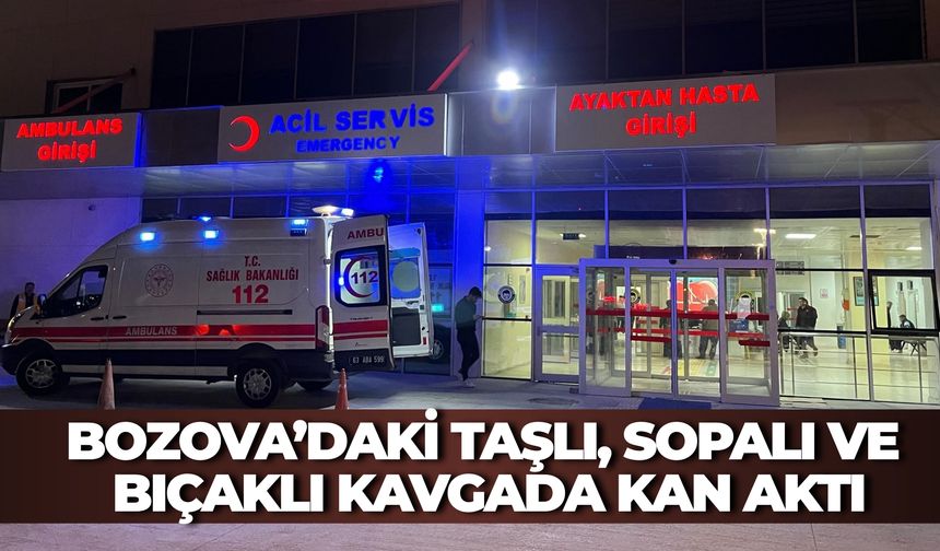 Bozova’daki Taşlı, Sopalı Ve Bıçaklı Kavgada Kan Aktı: Yaralılar Var