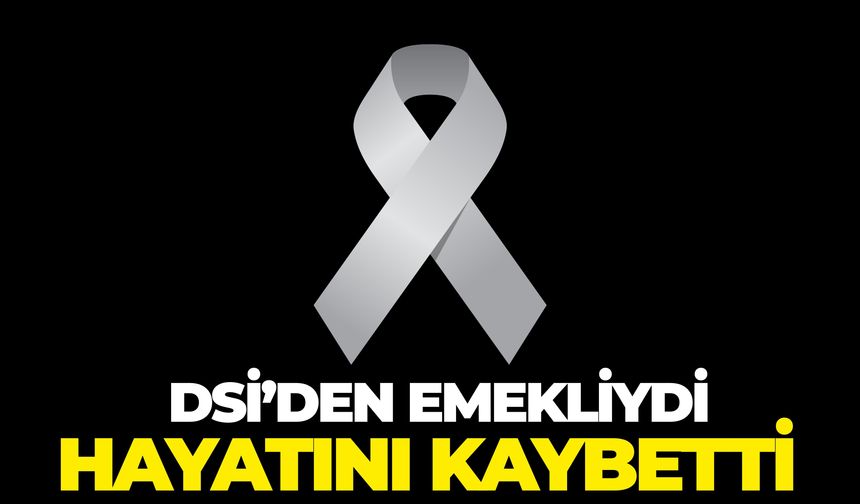 DSİ’den Emekli Ahmet Ertürk Hayatını Kaybetti