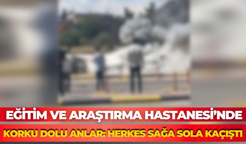Şanlıurfa Son Dakika: Eğitim ve Araştırma Hastanesi Otoparkında Korkutan Yangın