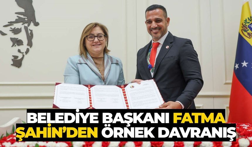 Fatma Şahin 1 Aylık Maaşını Venezuela Depremzedelerine Bağışladı