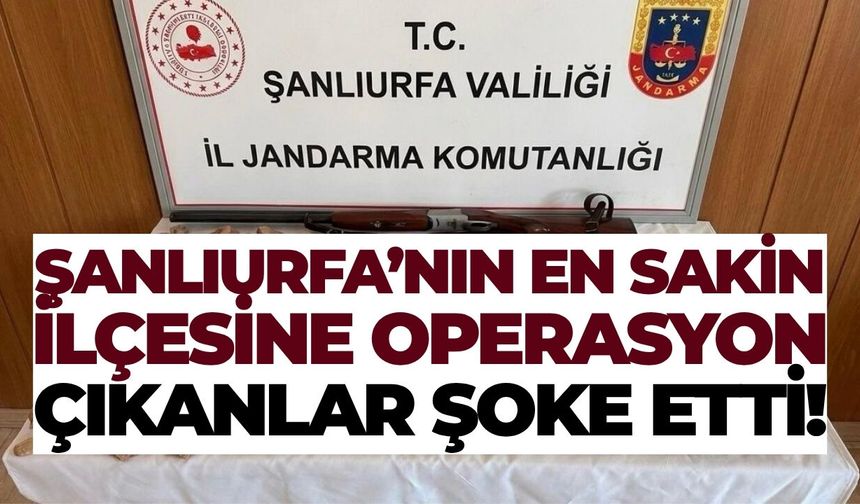 Halfeti’de Tarihi Eser Operasyonu!