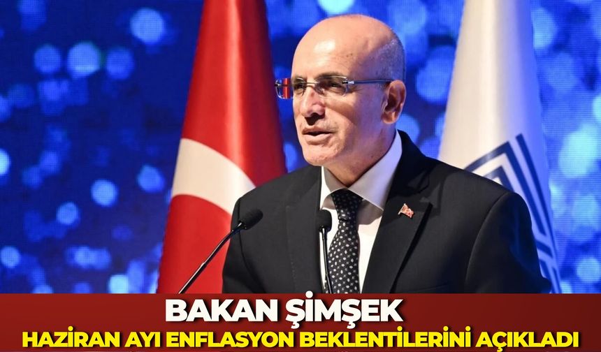 Mehmet Şimşek: Enflasyon Beklentilerinde Haziranda İyileşme Görüldü
