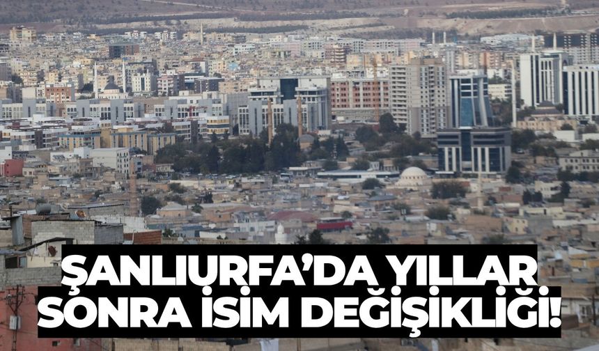 Hilvan’da Bir Sokağın İsmi Değişti!