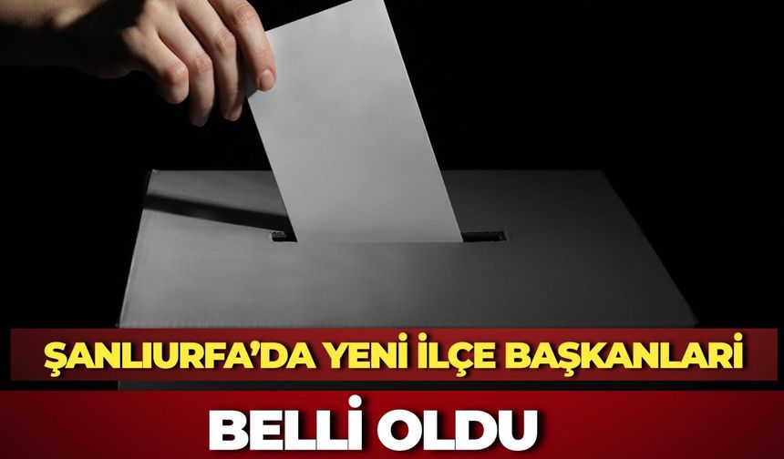 Şanlıurfa’da HÜDA PAR’da Kongre Süreci Tamamlandı: Siverek ve Eyyübiye’de Görev Değişimi Yaşandı