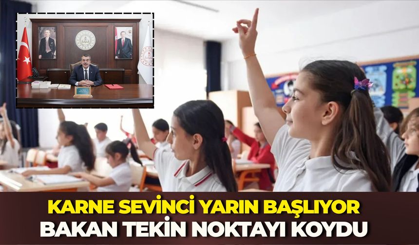 Bakan Tekin’den Yıl Sonu Mesajı: "Türkiye Yüzyılı’nı Sizler İnşa Edeceksiniz"