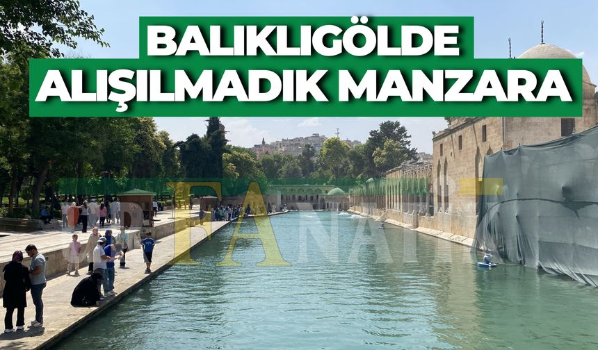 Kavurucu Sıcaklar Nedeniyle Balıklıgöl Sessizliğe Büründü
