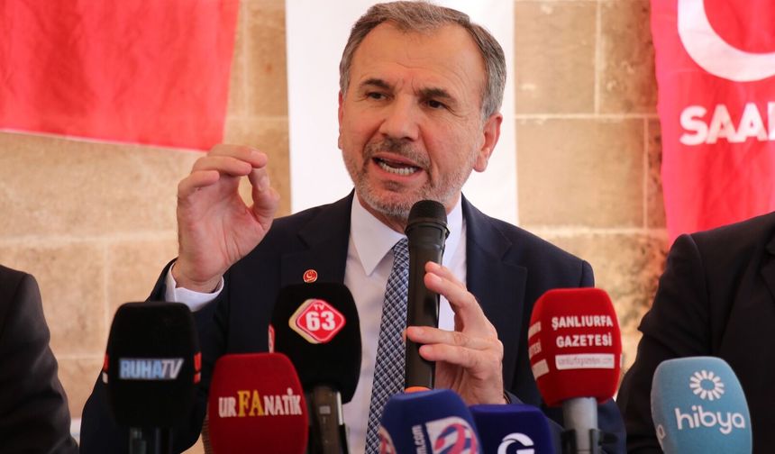 Saadet Partisi Genel Başkan Yardımcısı Mesut Doğan Şanlıurfa’da Konuştu