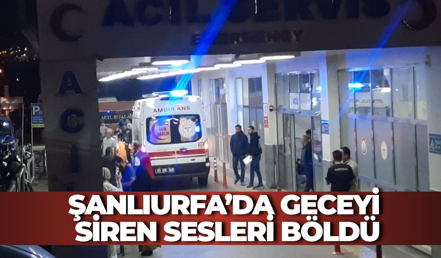 Şanlıurfa’da Geceyi Siren Sesleri Böldü: 14 yaşındaki 2 Çocuk Yaralandı