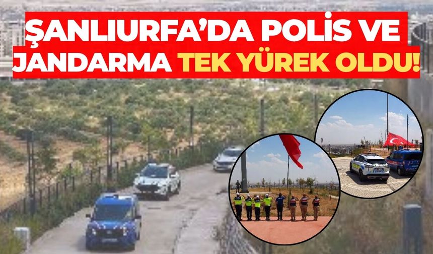 Şanlıurfa’da Polis ve Jandarma Tek Yürek Oldu!