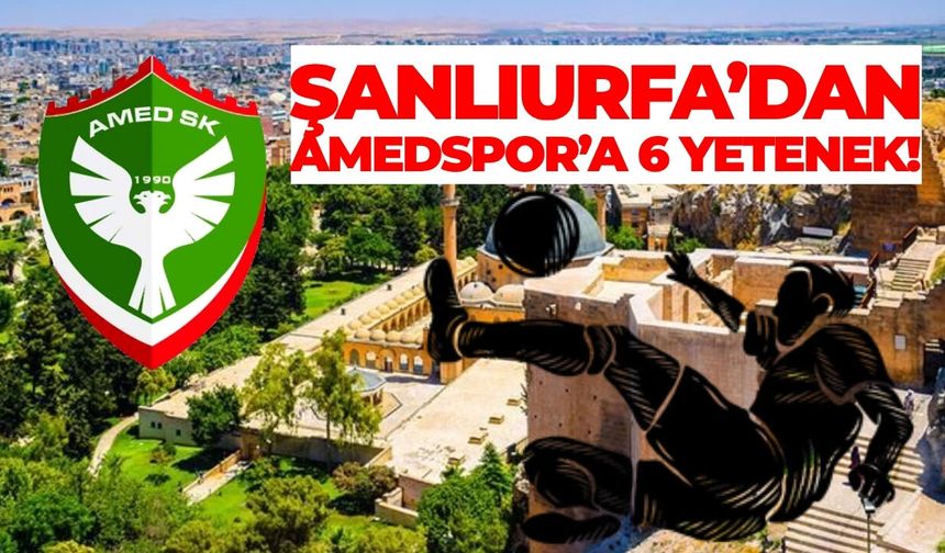 Şanlıurfa’dan Amedspor’a 6 Yetenek!