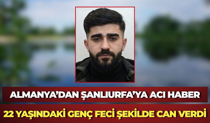 Şanlıurfalı Genç Bremen'de Girdiği Gölde Boğuldu