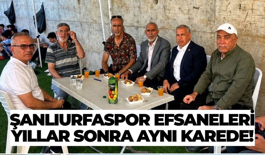 Şanlıurfaspor Efsaneleri Yıllar Sonra Aynı Karede!