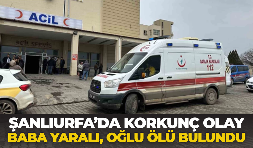 Şanlıurfa’da Korkunç Olay: Baba Yaralı, Oğlu Ölü Bulundu