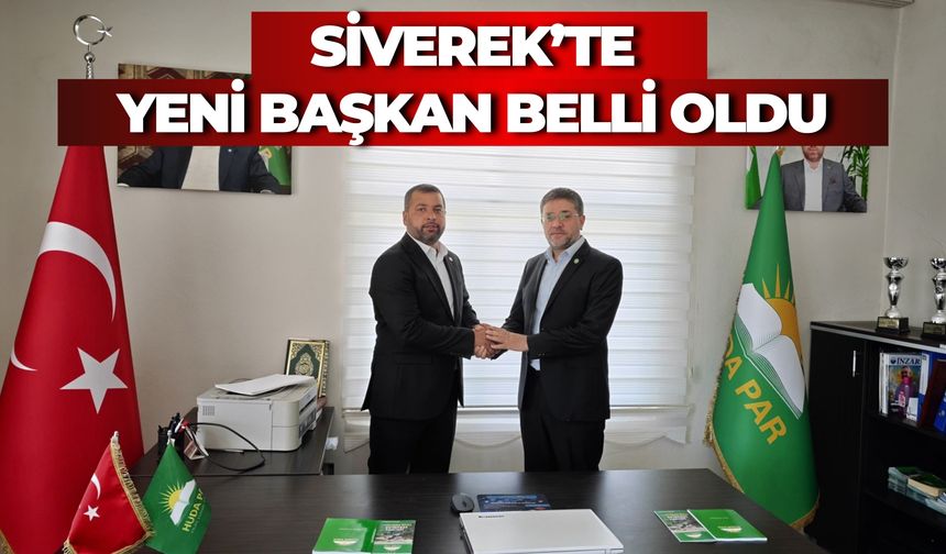 Siverek’te Yeni Başkan Celal Öztürk Oldu