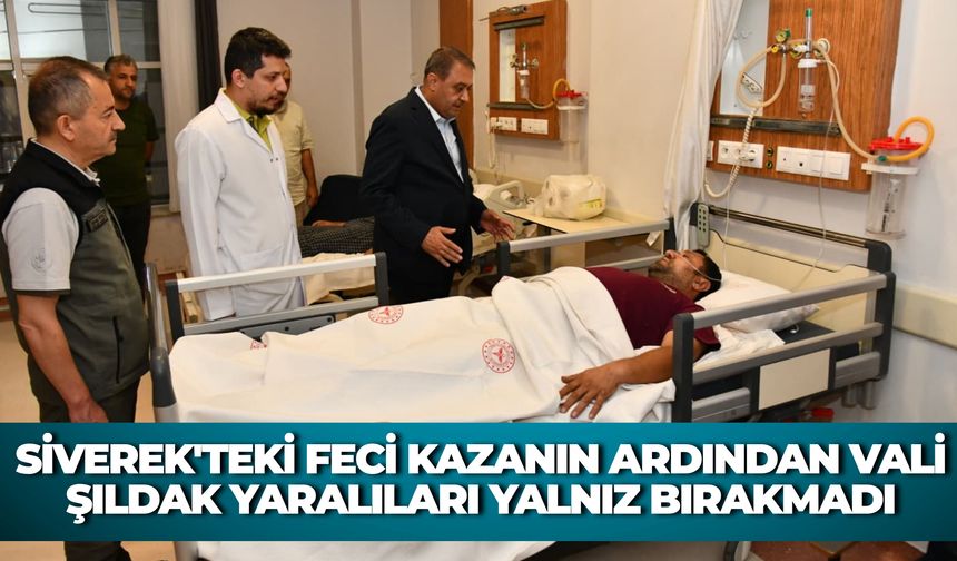 Şanlıurfa'daki Feci Kazanın Ardından Vali Şıldak Yaralıları Yalnız Bırakmadı