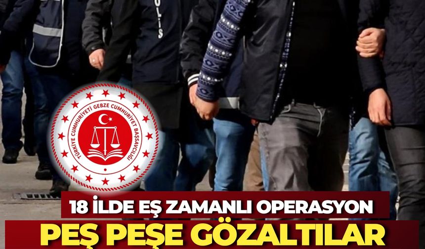 Suç Örgütüne Büyük Operasyon: 19 Gözaltı, 14 Tutuklama